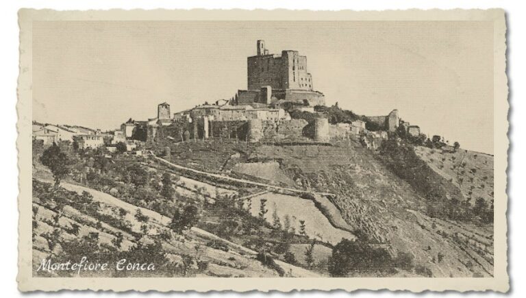 foto d'epoca di Montefiore Conca / Rocca